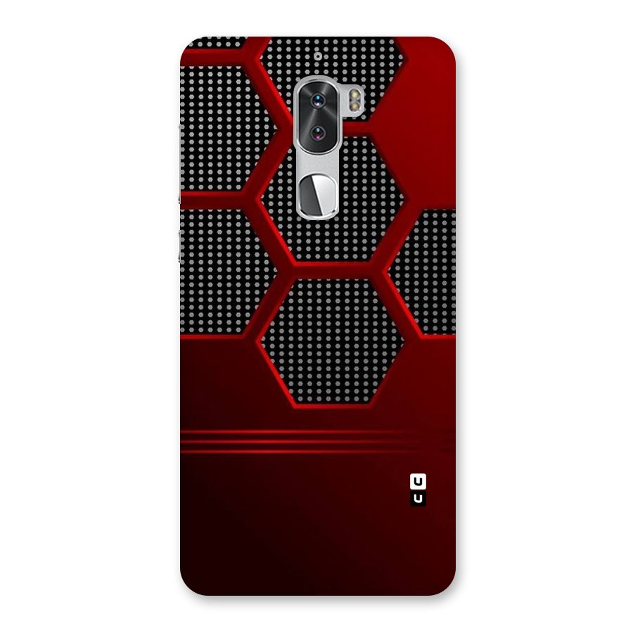Red Black Hexagons Back Case for Coolpad Cool 1