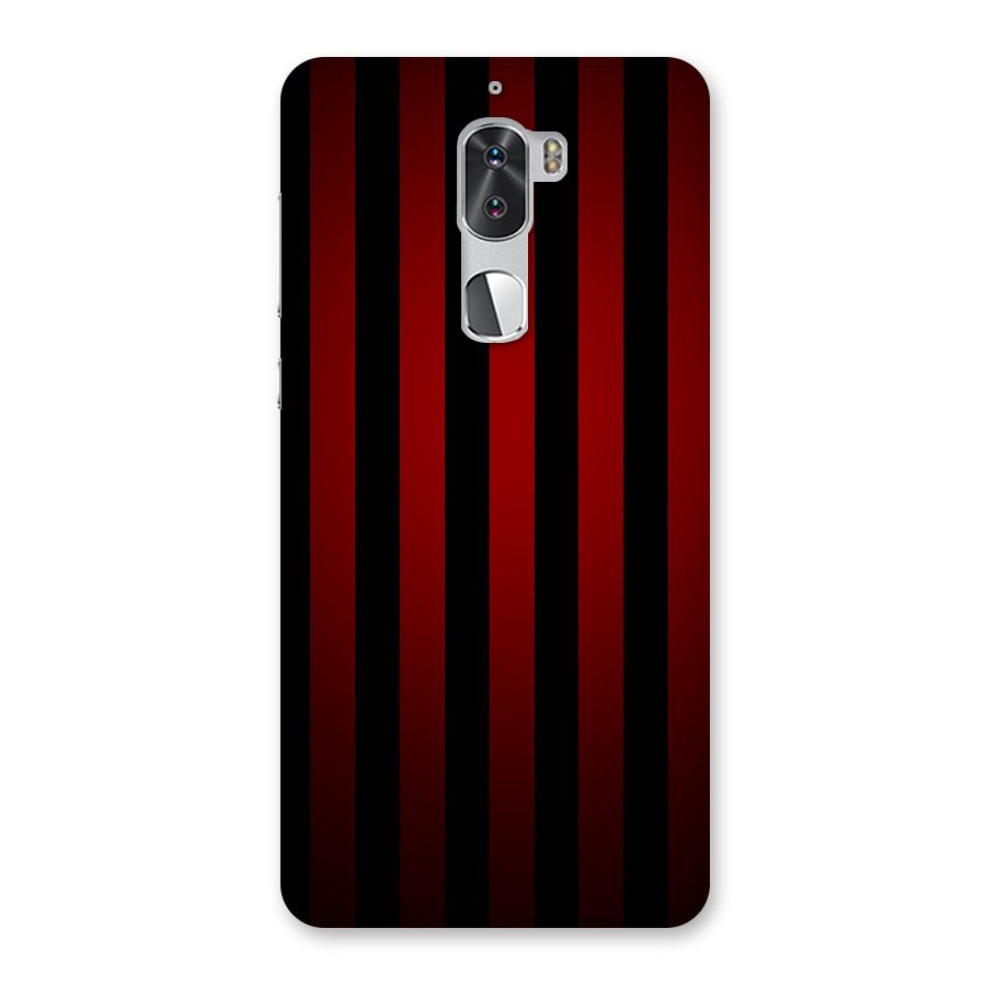 Red Black Stripes Back Case for Coolpad Cool 1