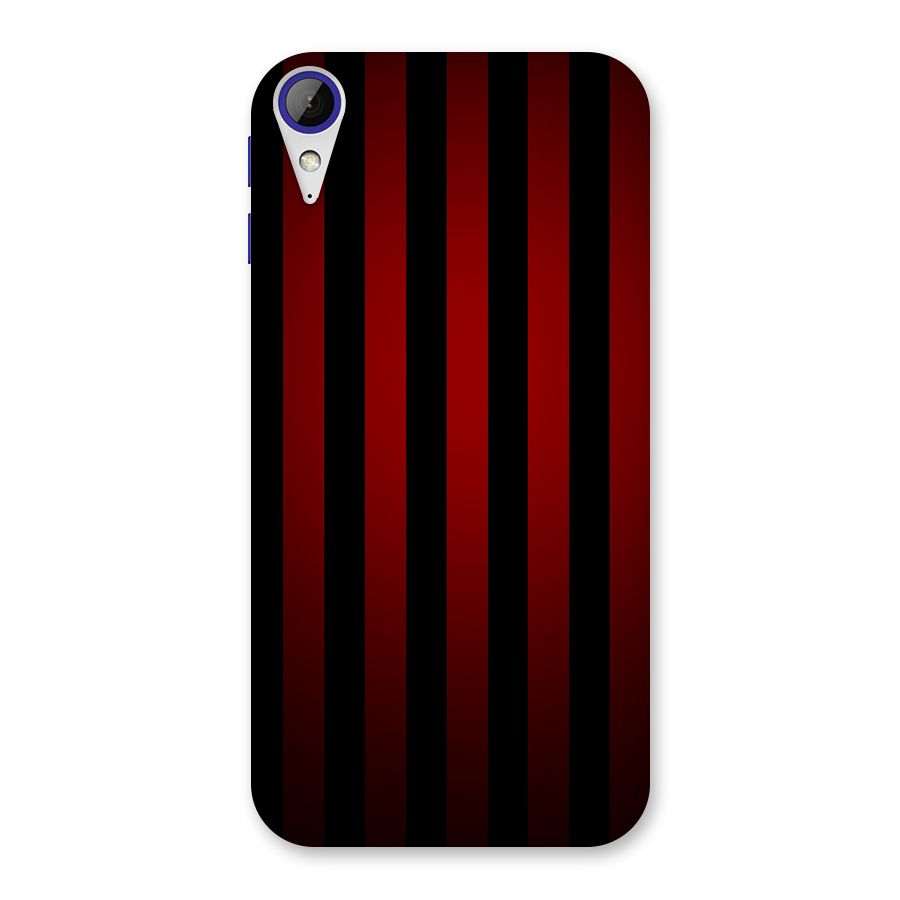 Red Black Stripes Back Case for Desire 830