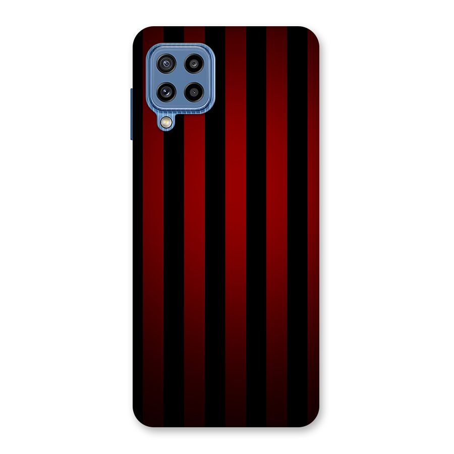 Red Black Stripes Back Case for Galaxy M32