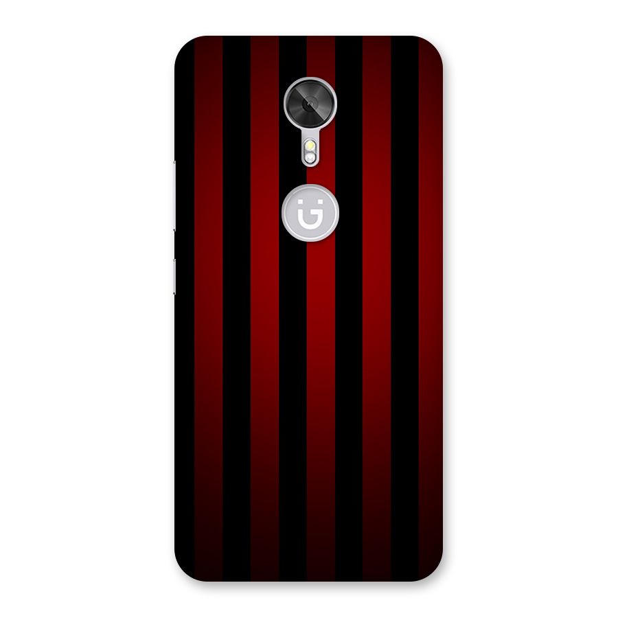 Red Black Stripes Back Case for Gionee A1