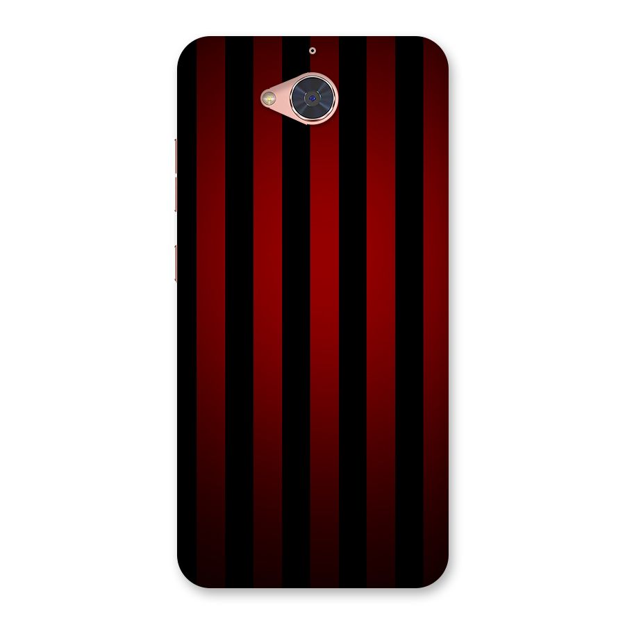 Red Black Stripes Back Case for Gionee S6 Pro