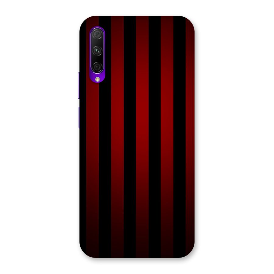 Red Black Stripes Back Case for Honor 9X Pro