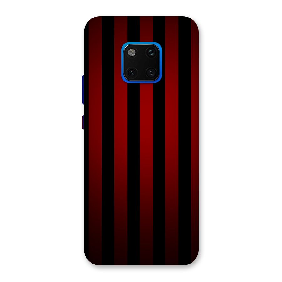Red Black Stripes Back Case for Huawei Mate 20 Pro