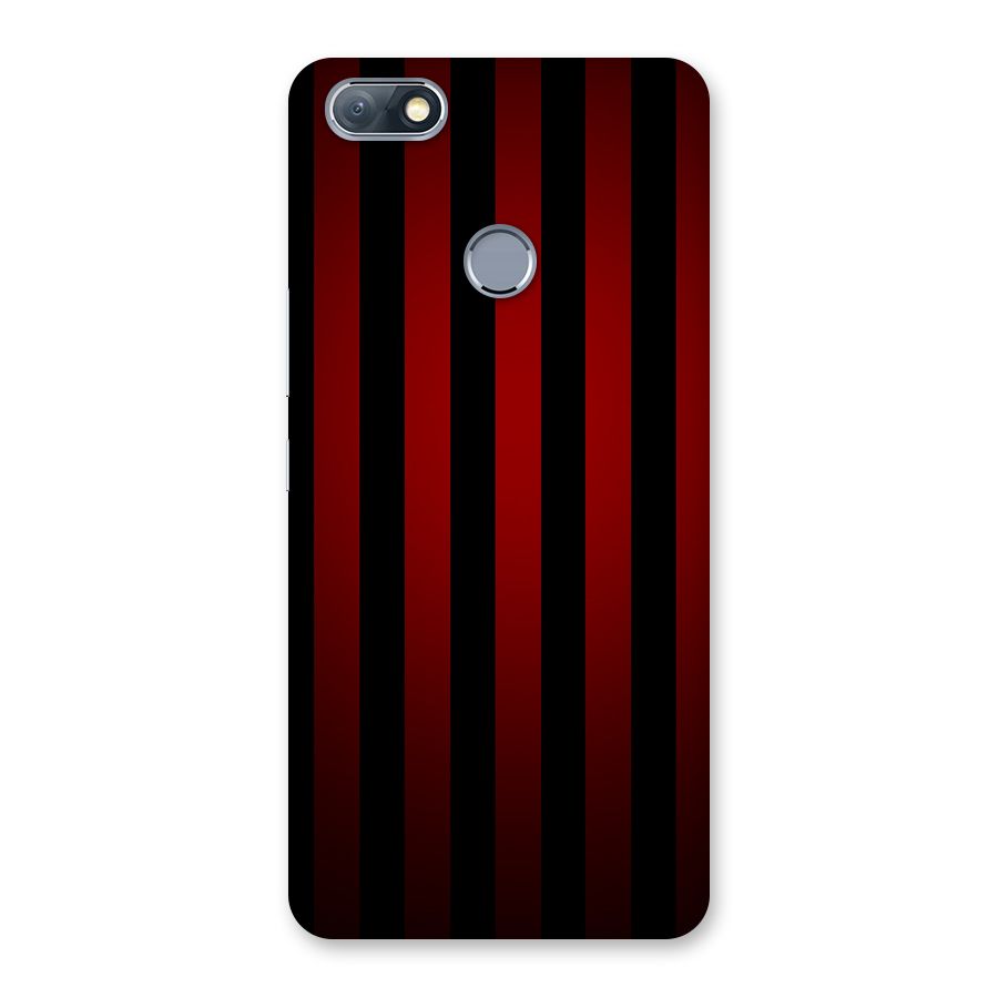 Red Black Stripes Back Case for Infinix Note 5