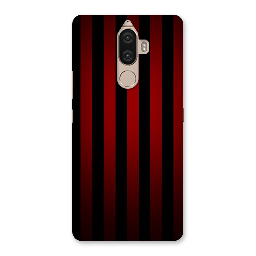 Red Black Stripes Back Case for Lenovo K8 Note