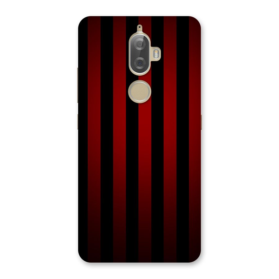 Red Black Stripes Back Case for Lenovo K8 Plus