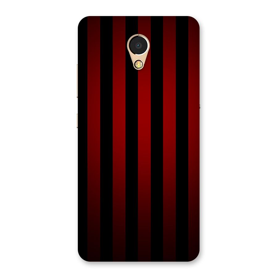 Red Black Stripes Back Case for Lenovo P2
