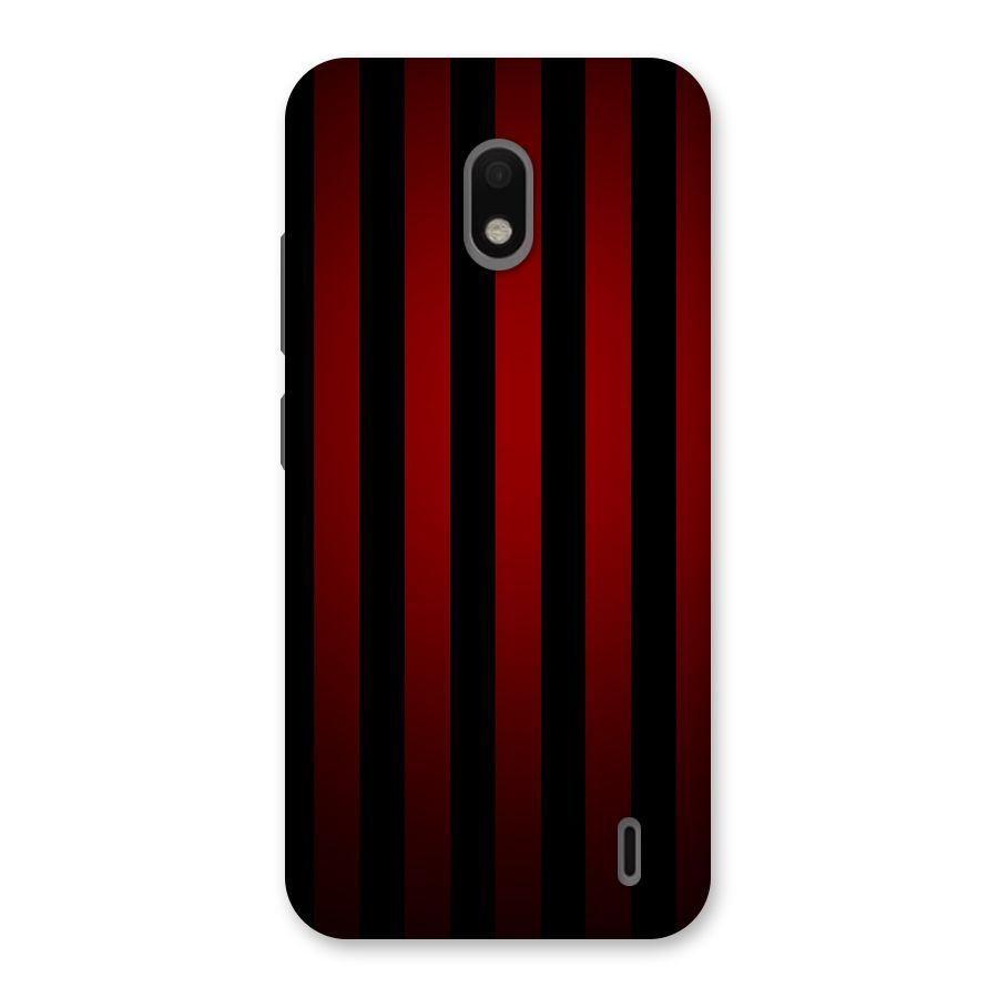 Red Black Stripes Back Case for Nokia 2.2