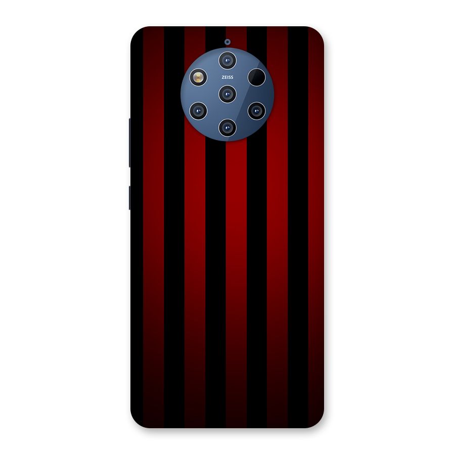 Red Black Stripes Back Case for Nokia 9 PureView