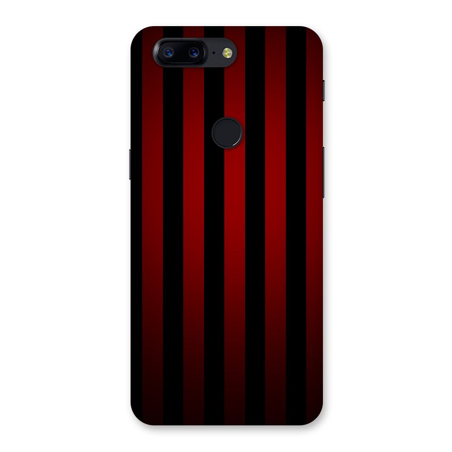 Red Black Stripes Back Case for OnePlus 5T