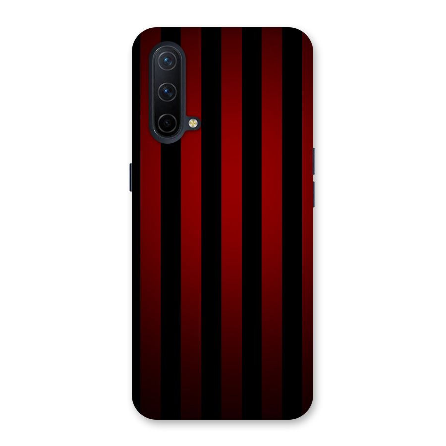 Red Black Stripes Back Case for OnePlus Nord CE 5G
