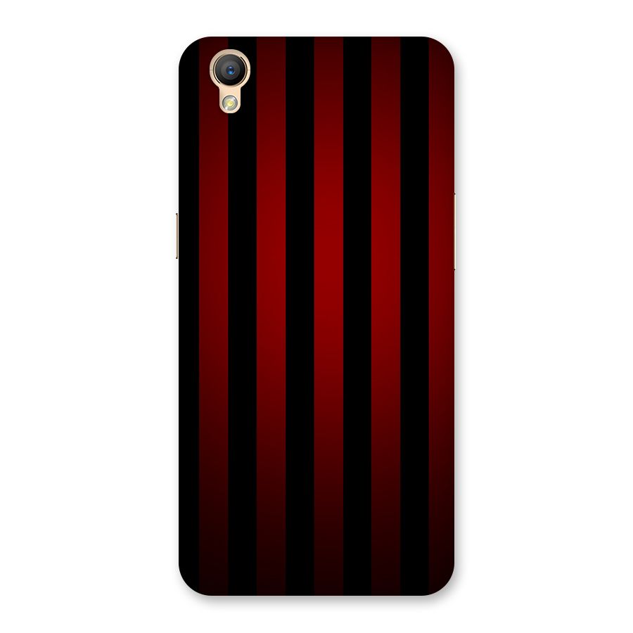 Red Black Stripes Back Case for Oppo A37