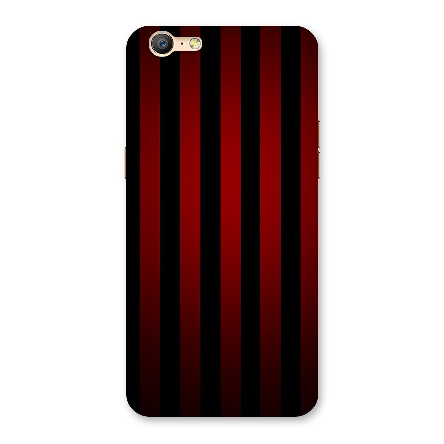 Red Black Stripes Back Case for Oppo A57