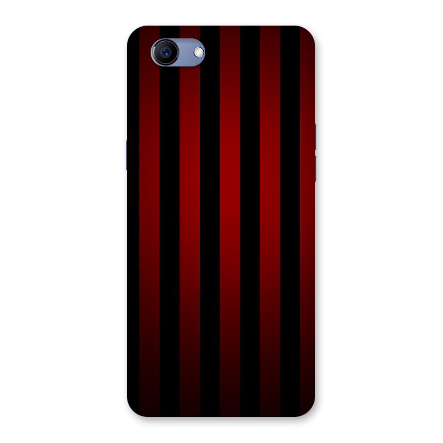 Red Black Stripes Back Case for Oppo Realme 1