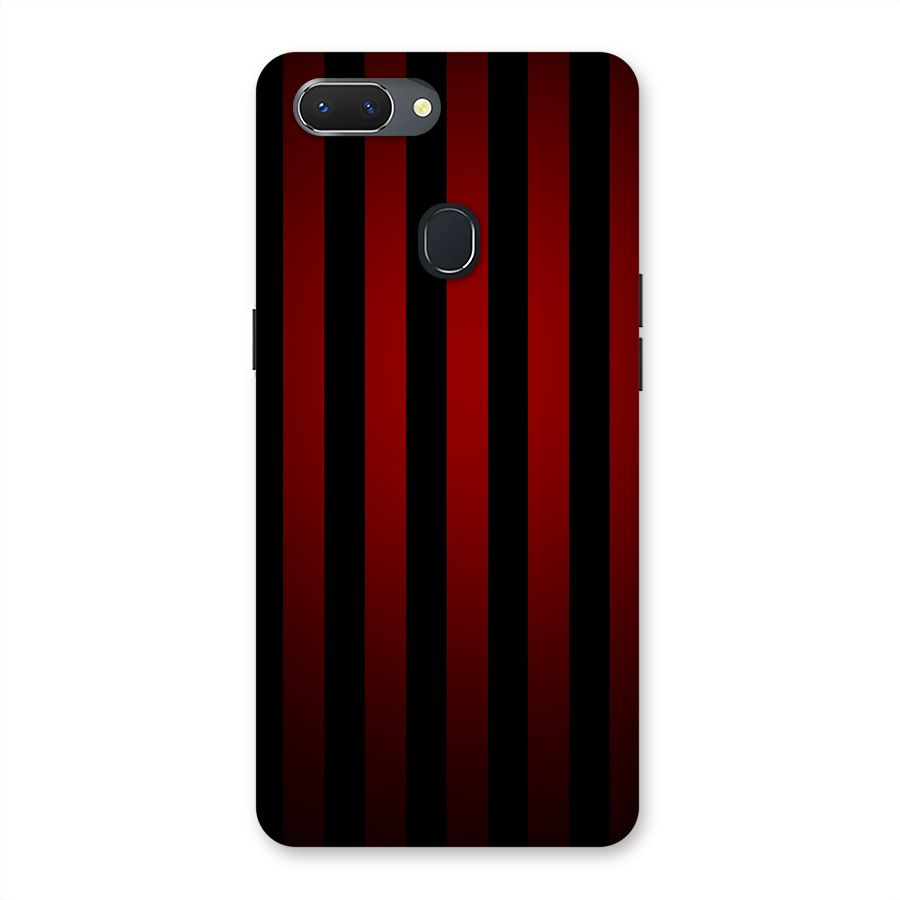 Red Black Stripes Back Case for Oppo Realme 2
