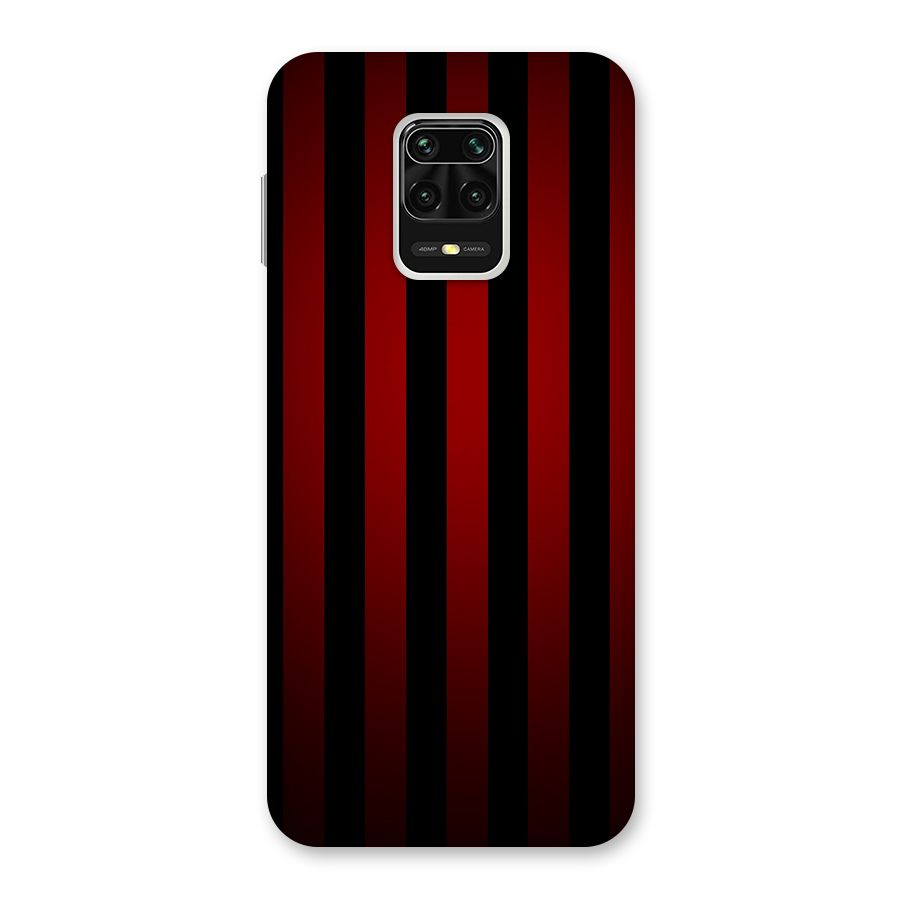 Red Black Stripes Back Case for Poco M2 Pro