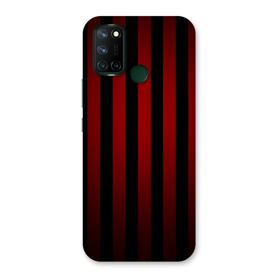 Red Black Stripes Back Case for Realme 7i