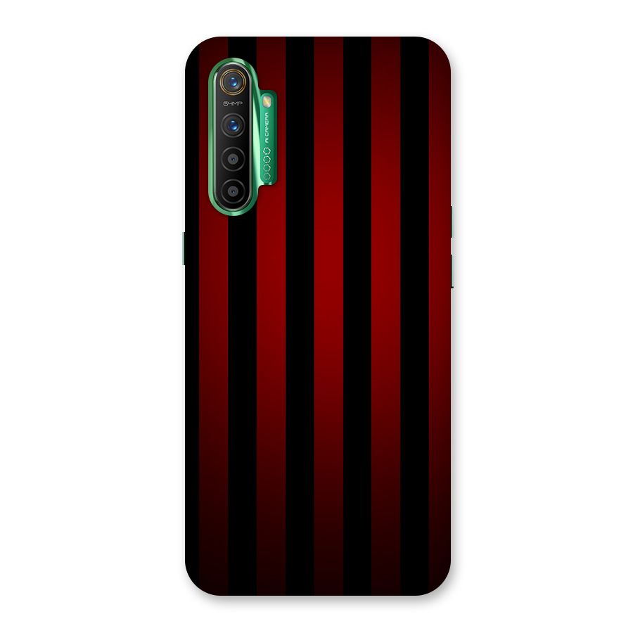 Red Black Stripes Back Case for Realme X2
