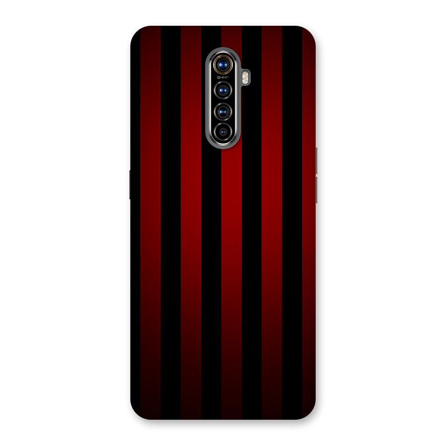 Red Black Stripes Back Case for Realme X2 Pro