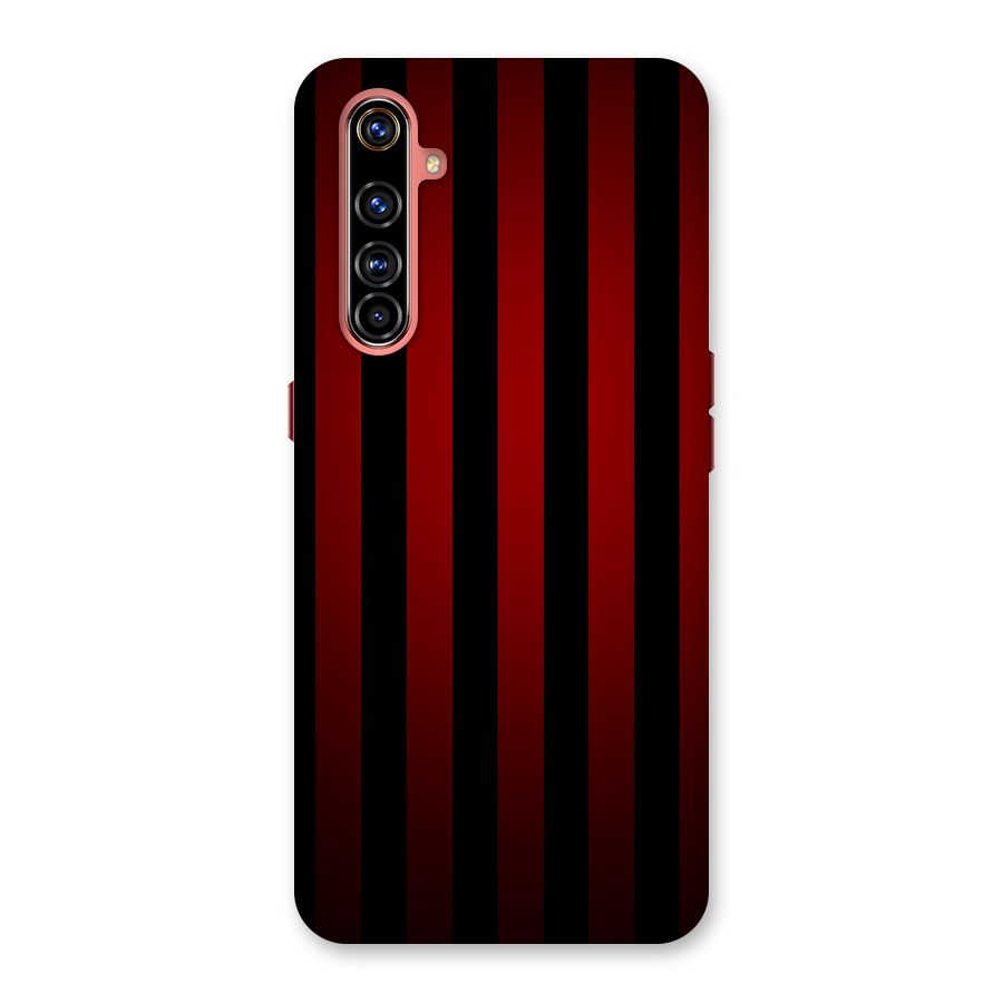 Red Black Stripes Back Case for Realme X50 Pro