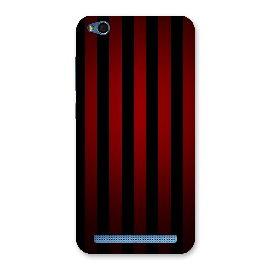 Red Black Stripes Back Case for Redmi 5A