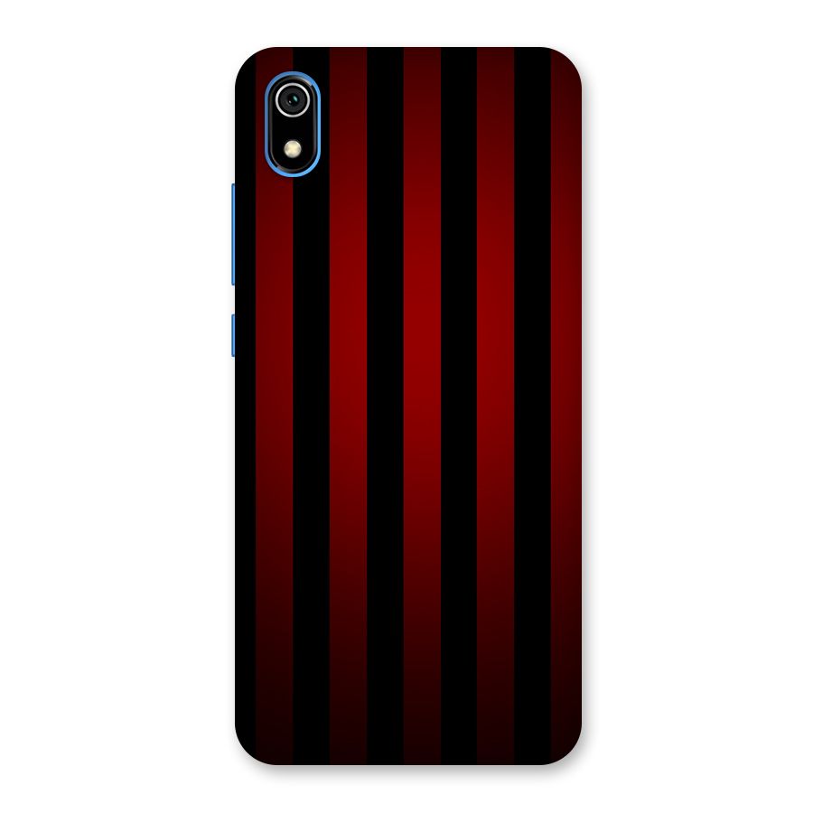 Red Black Stripes Back Case for Redmi 7A