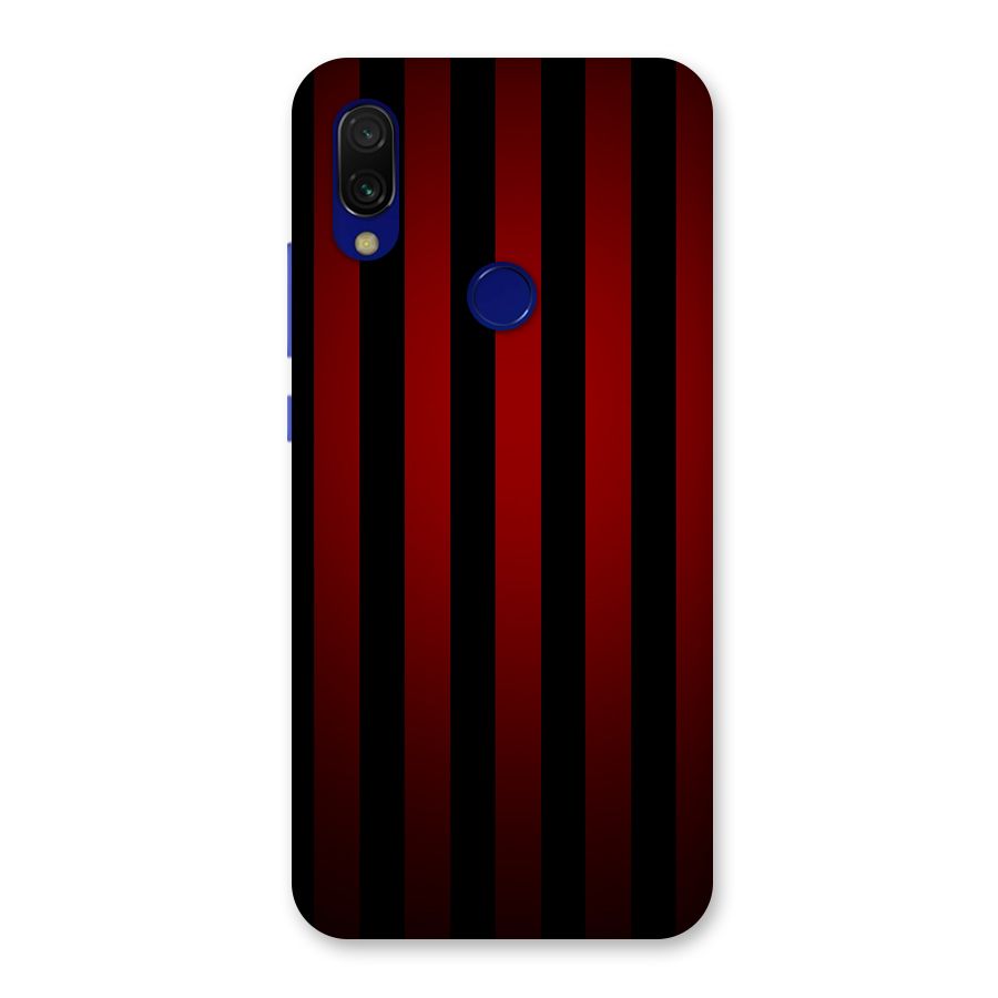 Red Black Stripes Back Case for Redmi Y3