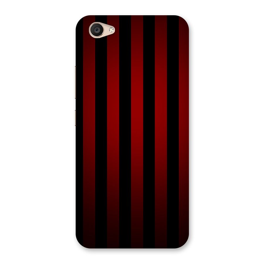 Red Black Stripes Back Case for Vivo V5 Plus