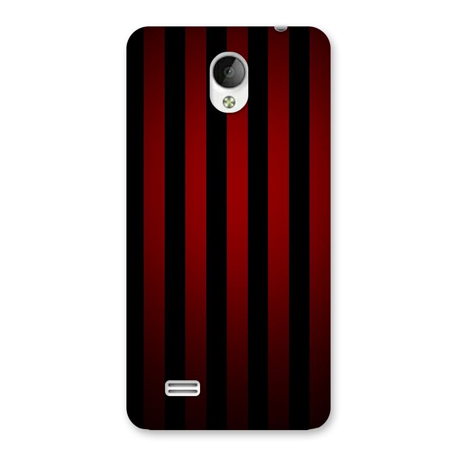 Red Black Stripes Back Case for Vivo Y21