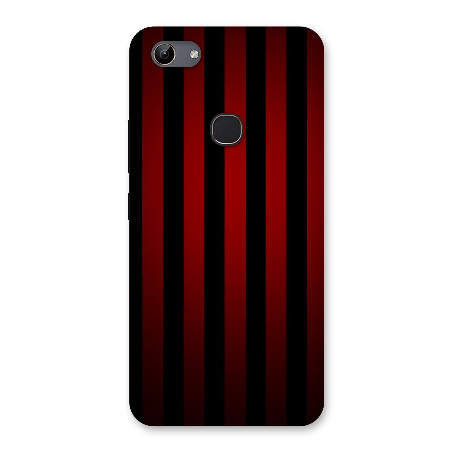 Red Black Stripes Back Case for Vivo Y81