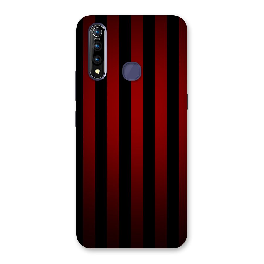 Red Black Stripes Back Case for Vivo Z1 Pro