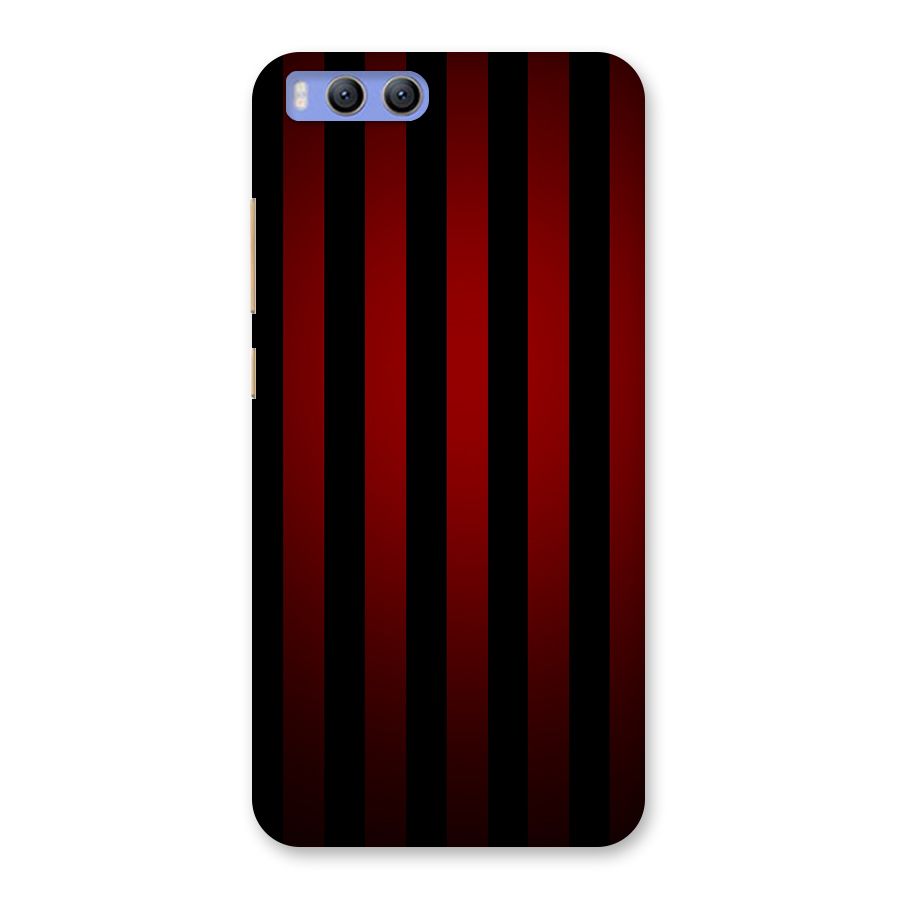 Red Black Stripes Back Case for Xiaomi Mi 6