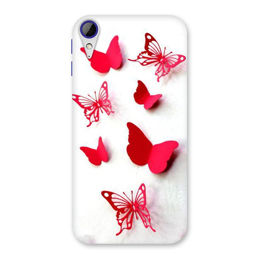 Red Butterflies Back Case for Desire 830