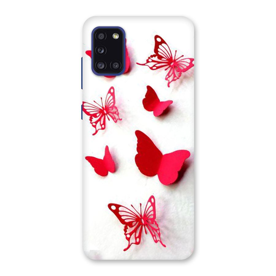 Red Butterflies Back Case for Galaxy A31