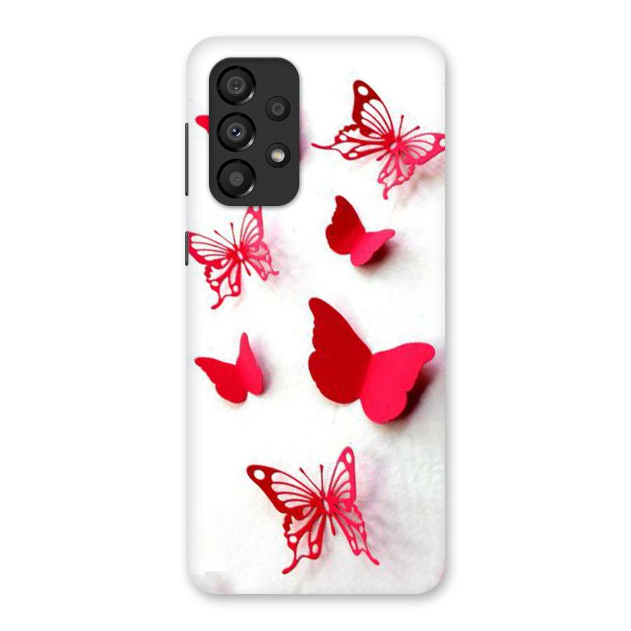 Red Butterflies Back Case for Galaxy A33 5G