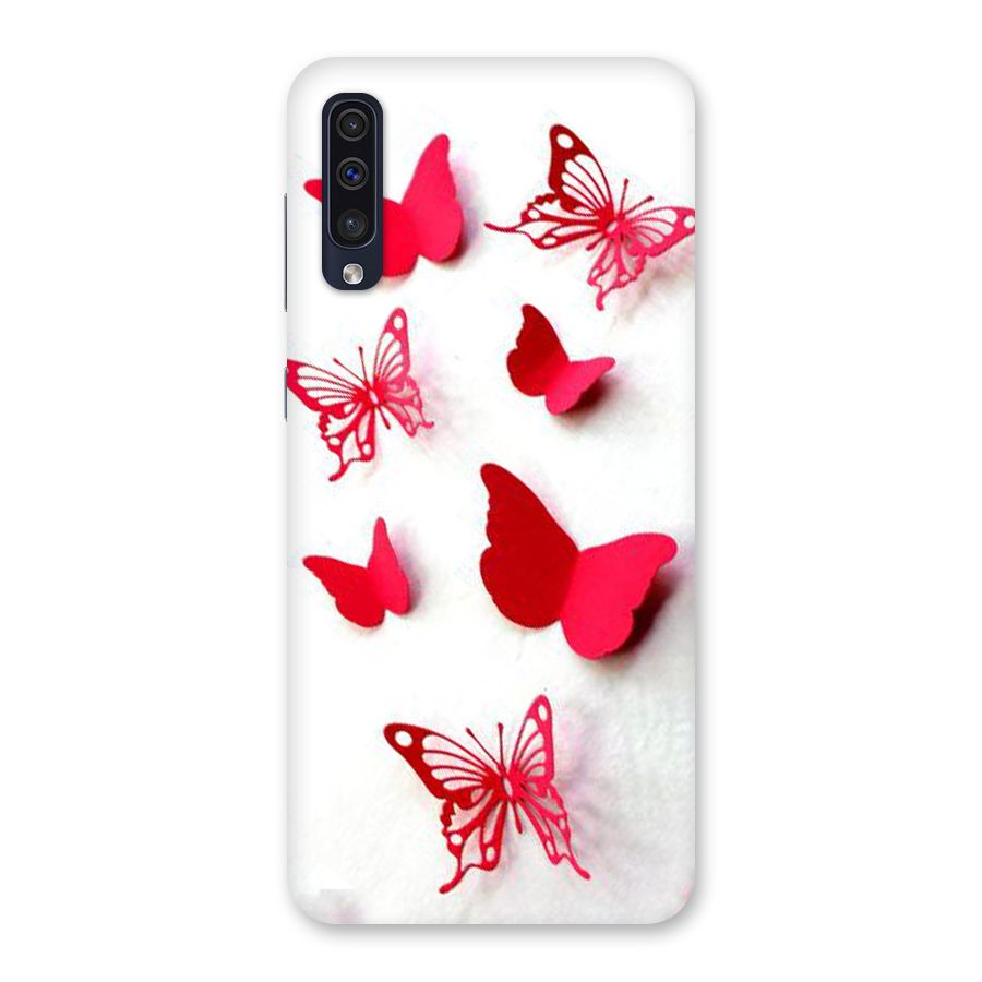 Red Butterflies Back Case for Galaxy A50s