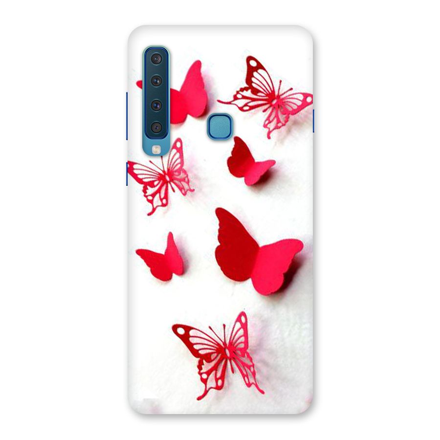 Red Butterflies Back Case for Galaxy A9 (2018)