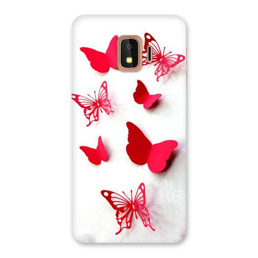 Red Butterflies Back Case for Galaxy J2 Core