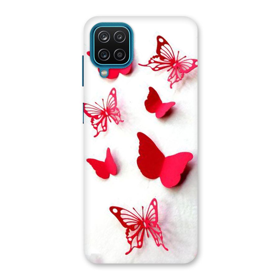 Red Butterflies Back Case for Galaxy M12