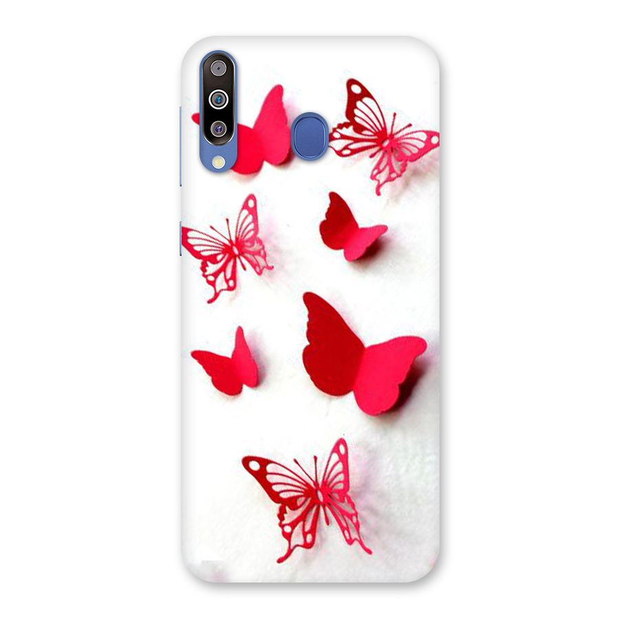 Red Butterflies Back Case for Galaxy M30