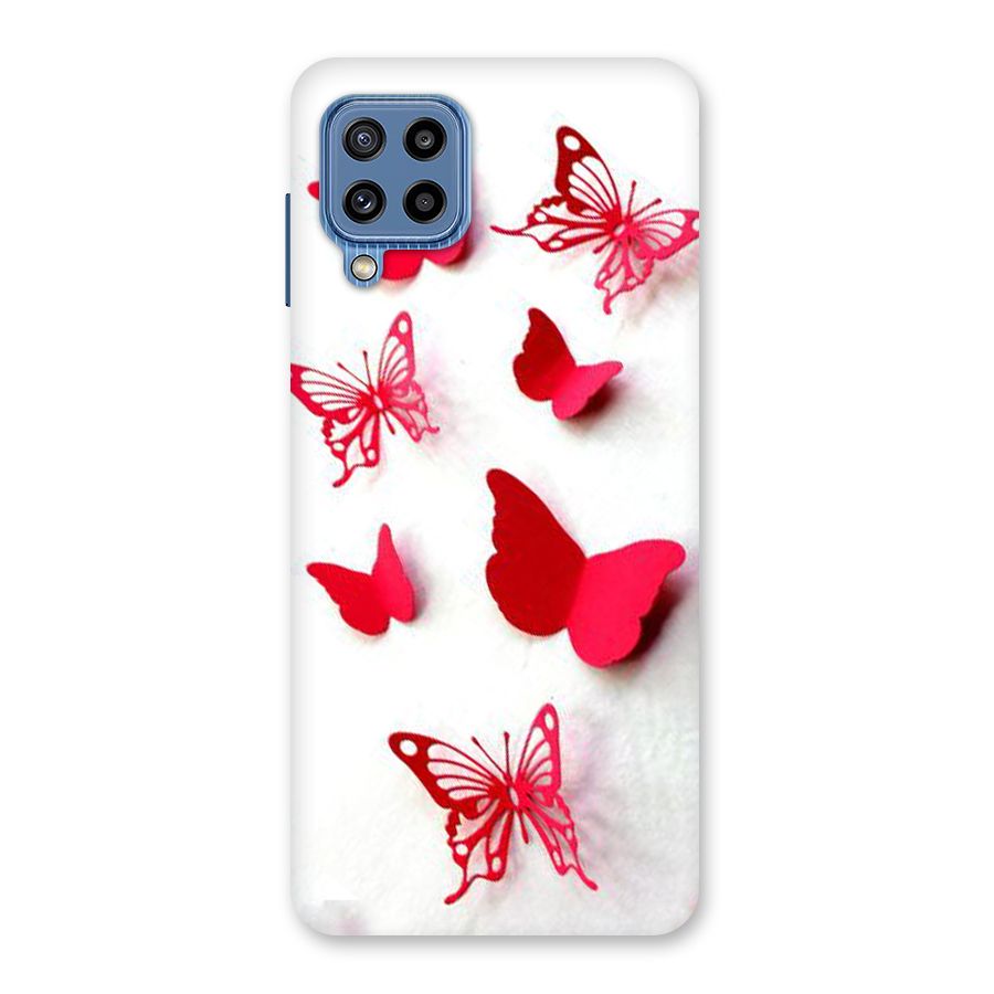 Red Butterflies Back Case for Galaxy M32
