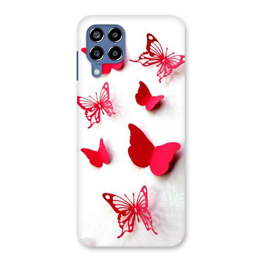Red Butterflies Back Case for Galaxy M53 5G