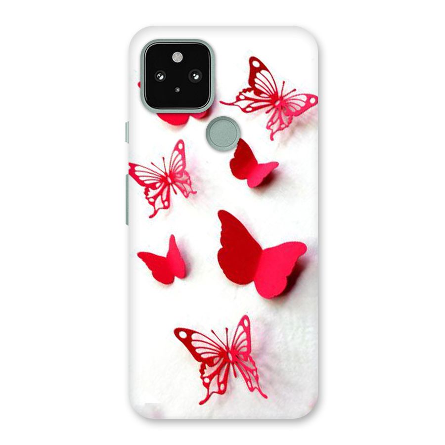 Red Butterflies Back Case for Google Pixel 5