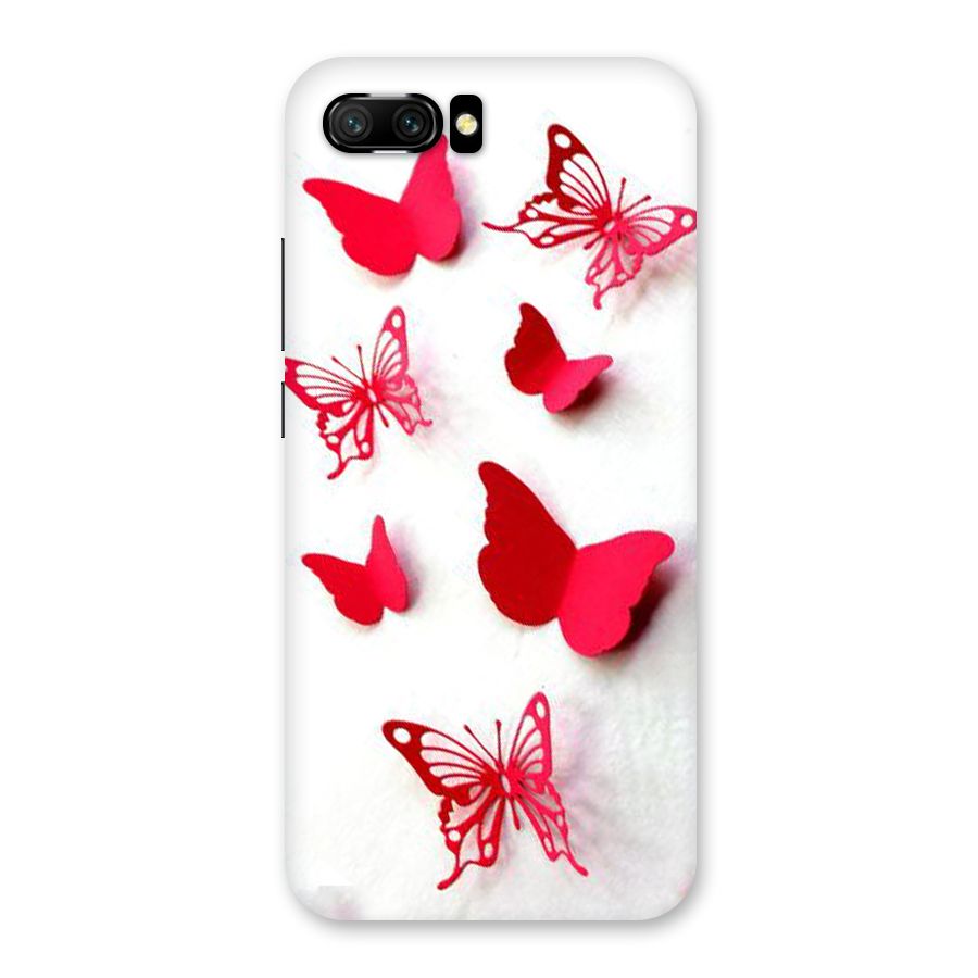 Red Butterflies Back Case for Honor 10