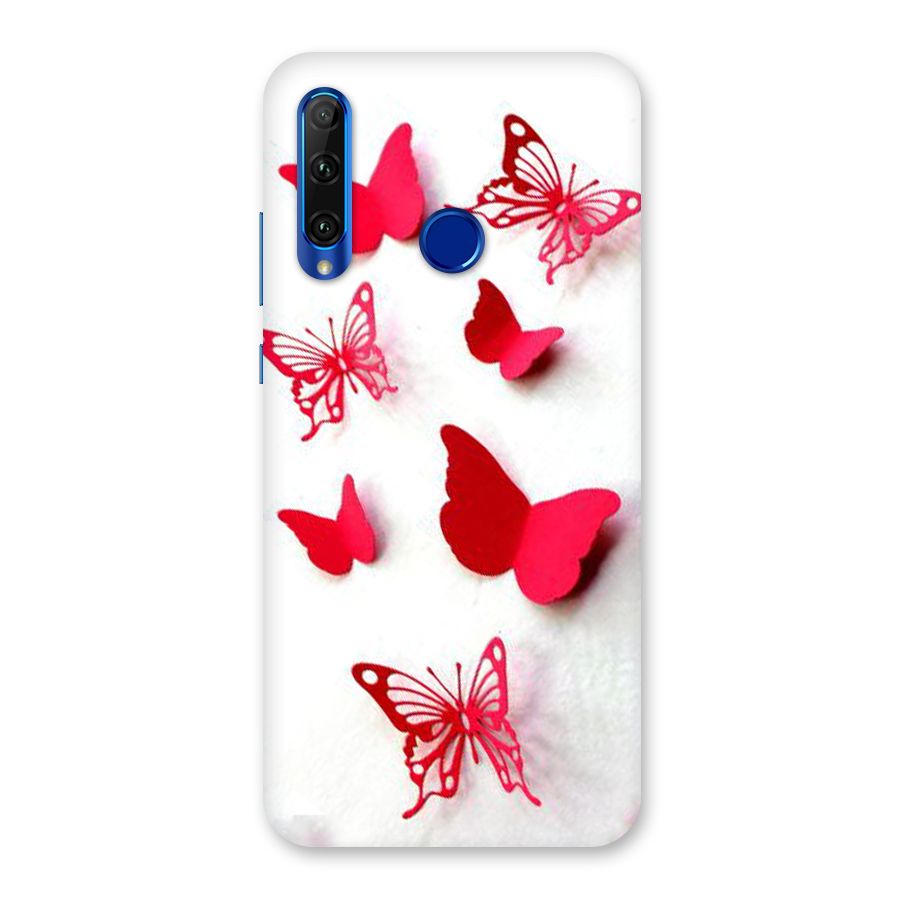 Red Butterflies Back Case for Honor 20i