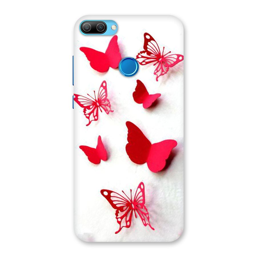 Red Butterflies Back Case for Honor 9N