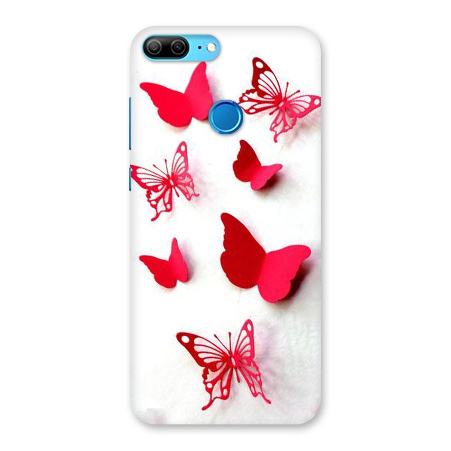 Red Butterflies Back Case for Honor 9 Lite