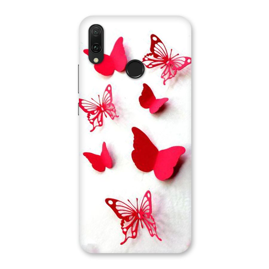 Red Butterflies Back Case for Huawei Y9 (2019)