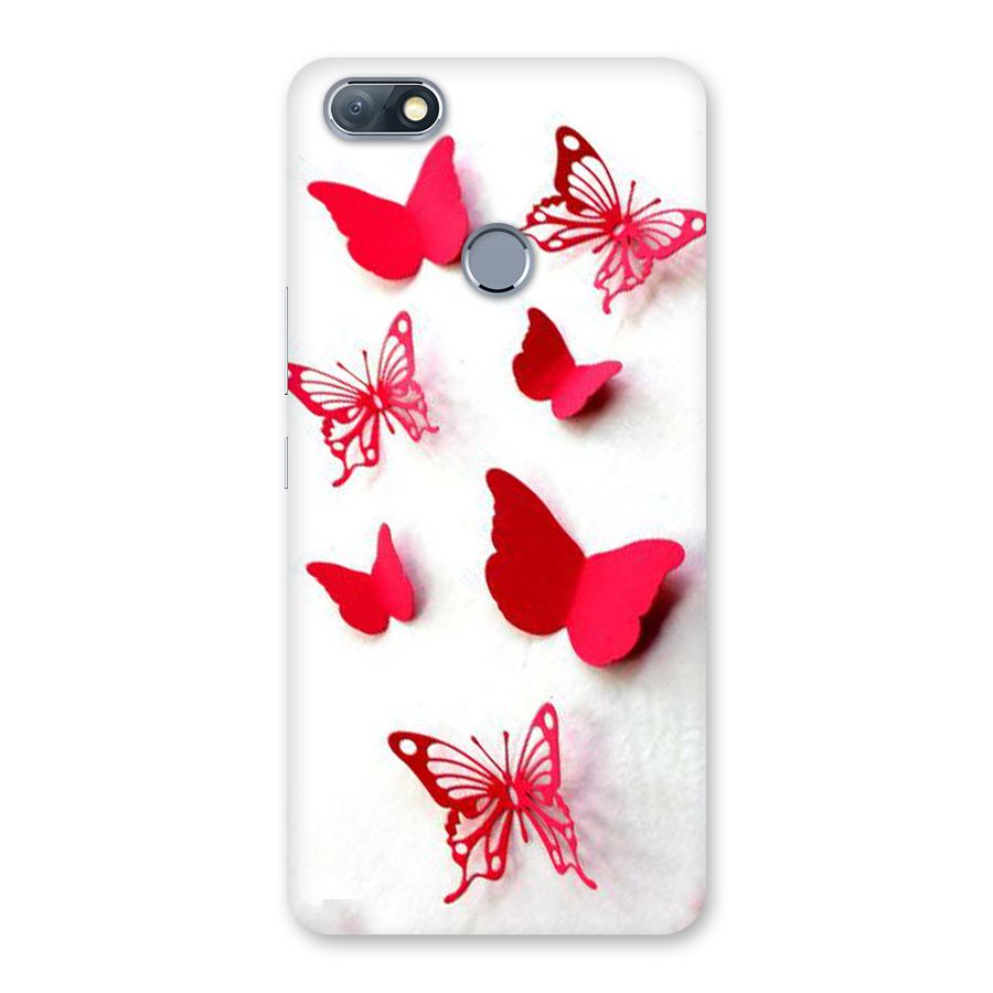 Red Butterflies Back Case for Infinix Note 5